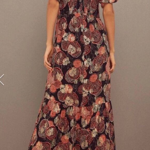 Ba&sh Robe Hide Floral Maxi Dress Size S NWT - Picture 2 of 11